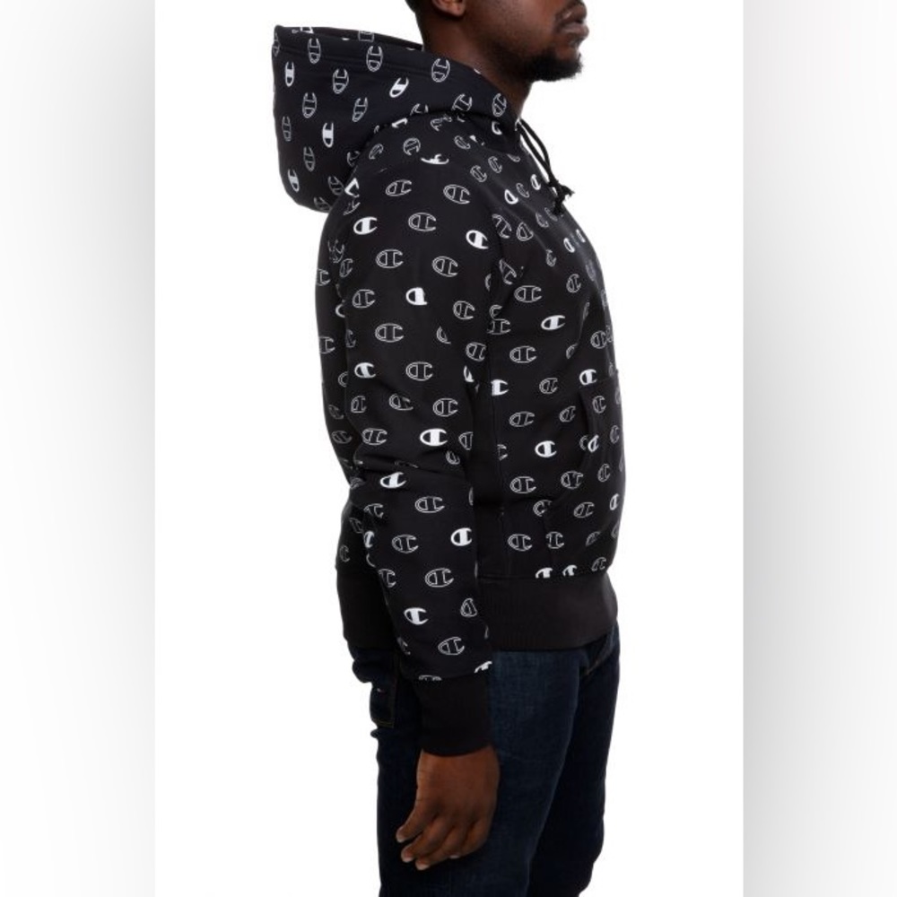 Champion Reverse Weave All-Over Print Hoodie 2xl - image 2